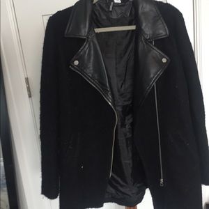 H & M Black winter coat